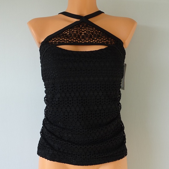 Island Escape Other - Island Escape Aloha Crochet Tankini Top NWT